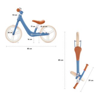 Kinderkraft FLY PLUS Bicicleta sin Pedales Ligera