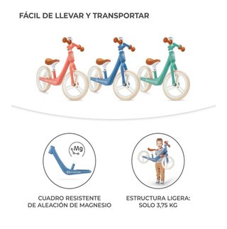 Kinderkraft FLY PLUS Bicicleta sin Pedales Ligera