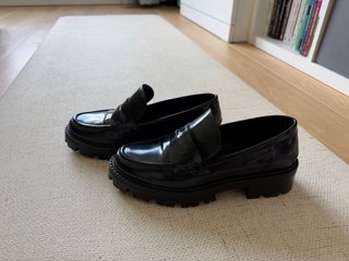 Mocasines negros mujer