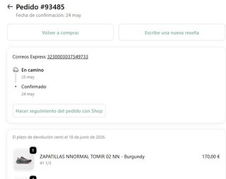 NNormal Tomir 2.0 NN Talla 41 1/3 (2 usos)