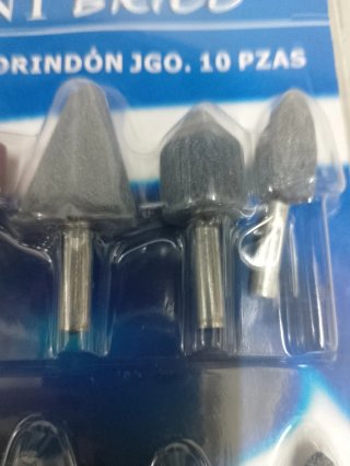 10 piedras esmeril para taladro
