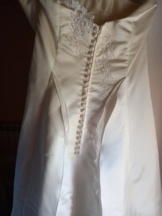 Vestido de Novia con cola