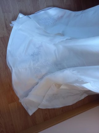 Vestido de Novia con cola