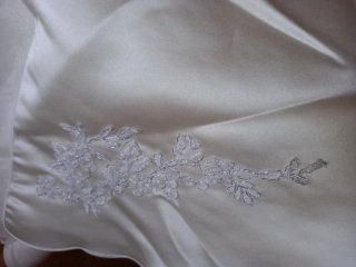 Vestido de Novia con cola