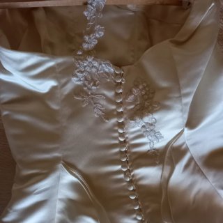 Vestido de Novia con cola