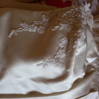 Vestido de Novia con cola