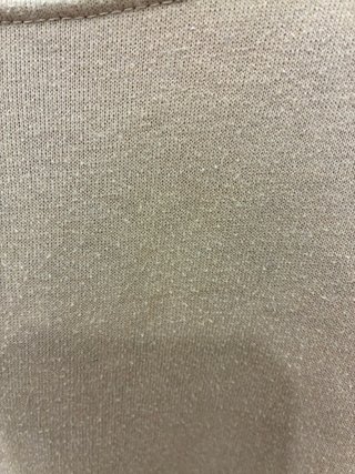 Sudadera corta beige talla L