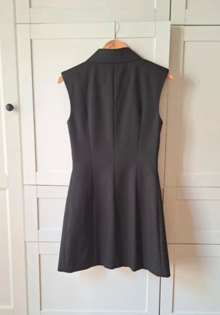 Vestido Chaleco Negro Talla S