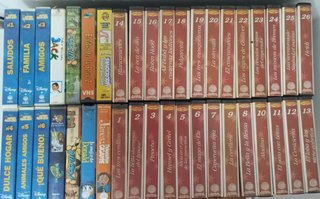 Lote 5 Cintas VHS Disney Clásicos Español