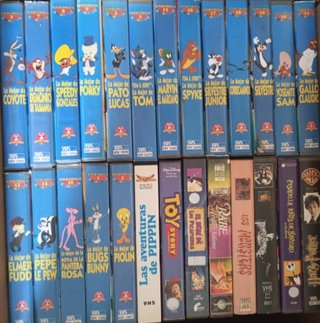 Lote 5 Cintas VHS Disney Clásicos Español