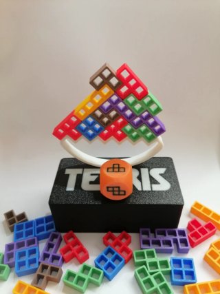 Juego Equilibrio Tetris Piezas Colores
