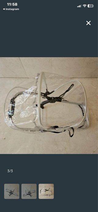 Plástico lluvia Bugaboo Donkey Gemelar 3