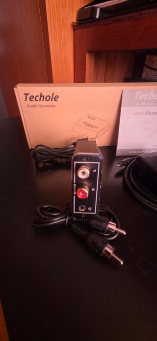 Techole Conversor Audio Digital Coaxial Óptico