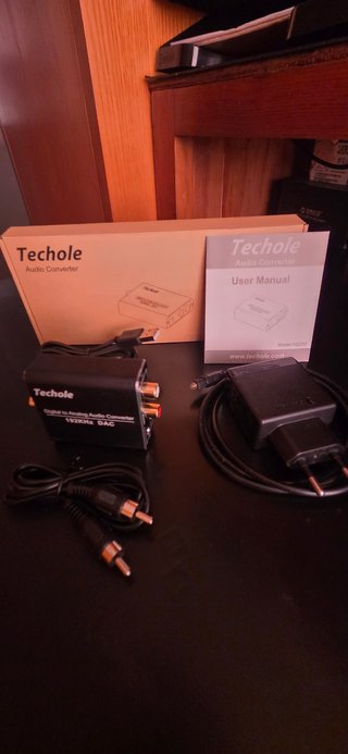 Techole Conversor Audio Digital Coaxial Óptico