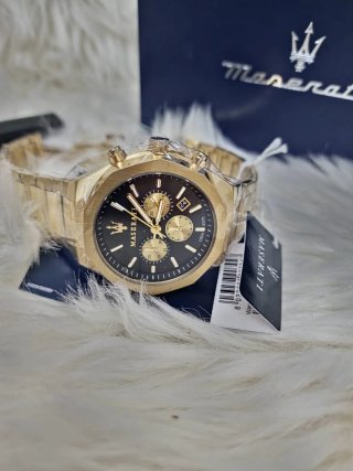 Reloj Maserati Hombre Dorado