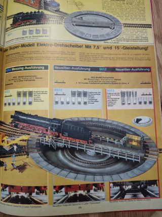 Catálogo Fleischmann 81/82 Maquetas Ferroviarias
