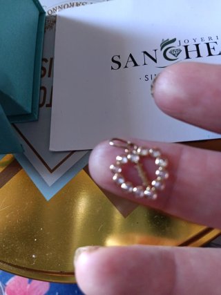 Colgante Corazón Oro 18K con Circonitas