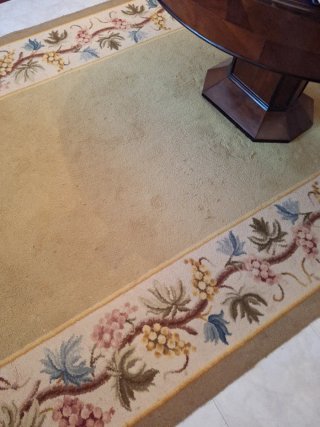 Alfombra Española Lana Beige Multicolor