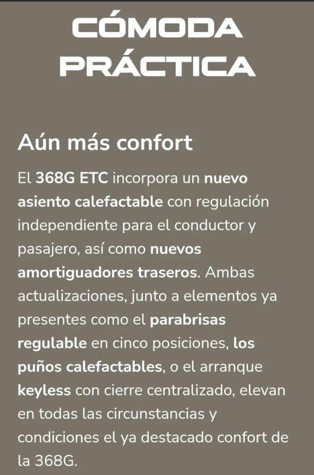 8 2026 VER DESCRIPCIÓN OFERTA ZONTES 368G ETC