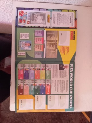 Álbum Oficial Colección Stickers Mundial FIFA 2026