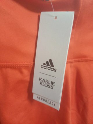 Leggings Adidas Mujer Naranja Malla