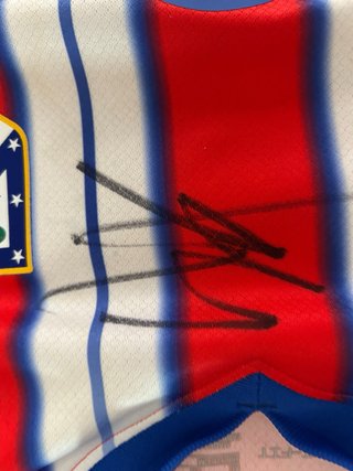 Camiseta Atletico de Madrid firmada
