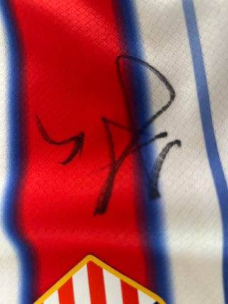 Camiseta Atletico de Madrid firmada
