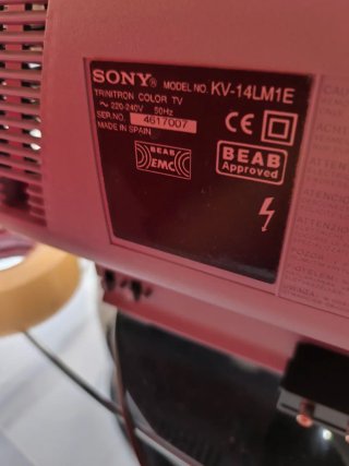 Televisor Sony Trinitron 14 CRT Retrogamer