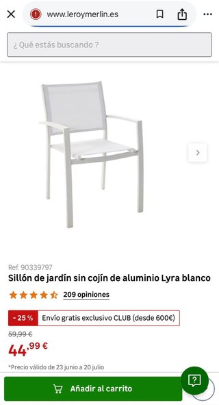 Mesa Jardín Extensible Vidrio y Aluminio