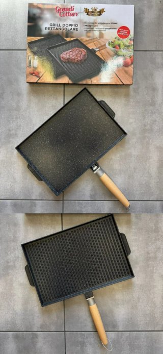 Bistecchiera doppia faccia 42*25 cm
