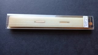 Armis extensible de acero chapado en oro para relo