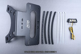 Portamatrículas corto SUZUKI GSXR 1000 2009 - 2016