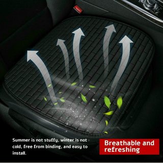 Cojines Asiento Coche 2 Piezas Universales Negro