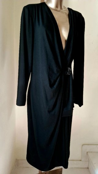 Abito Luisa Spagnoli tg.48 Nero Nuovo