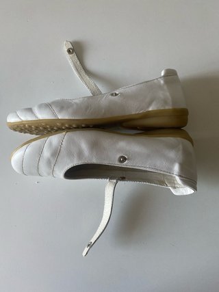 Zapatos de piel blancos niña