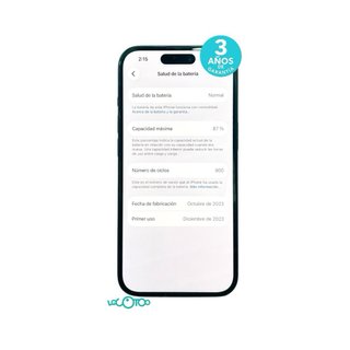 IPHONE 15 6GB 128GB 87%