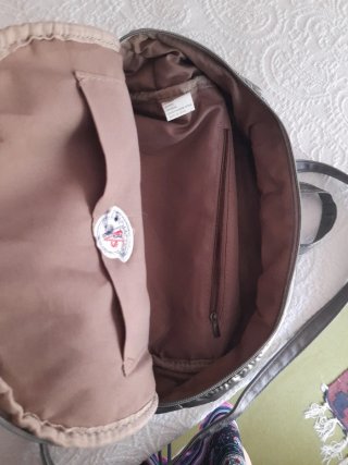 Mochila Moncler Plateada