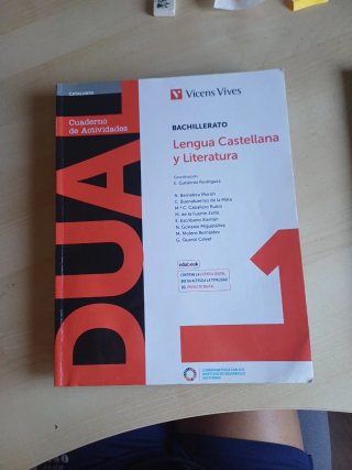 Lengua castellana y literatura 1 Bachillerato