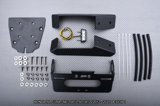 Portamatrículas HONDA INTEGRA NC 700 750 X S 2012
