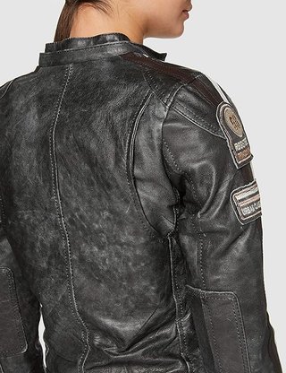 Chaqueta Moto Cuero Urban Leather UR-152 Mujer 4XL