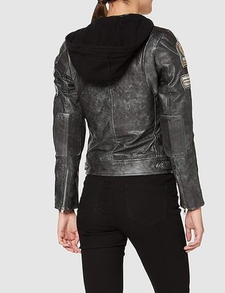 Chaqueta Moto Cuero Urban Leather UR-152 Mujer 4XL