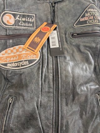 Chaqueta Moto Cuero Urban Leather UR-152 Mujer 4XL