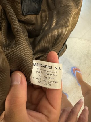 Chaqueta de cuero retro negra
