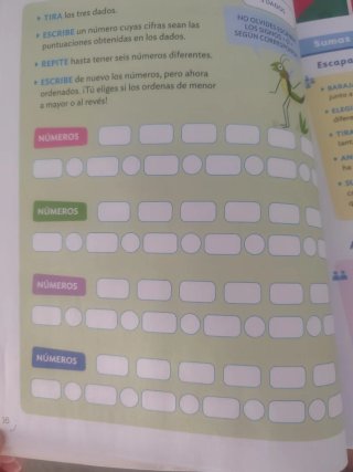 Cuadernillo con las manos matemáticas 2° primaria