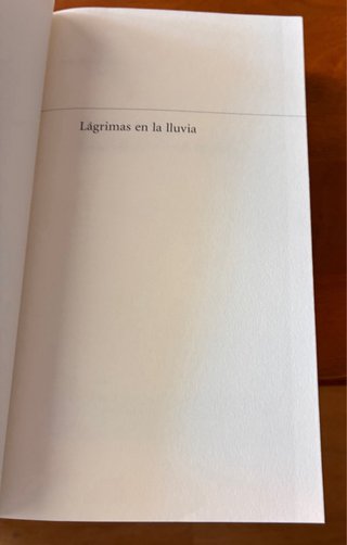 Lágrimas en la lluvia