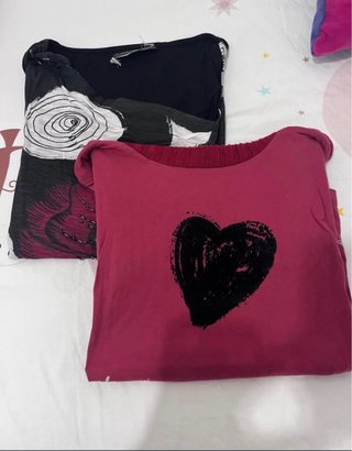 Blusa Desigual L Manga Larga Corazón
