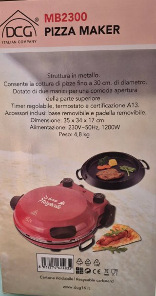 DCG MB2300 Forno Pizza + Grill