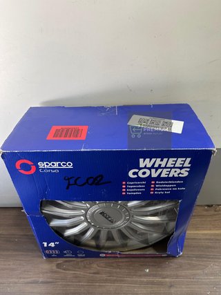 SPARCO Tapacubos 14" pulgada Kit plata Embelecedores