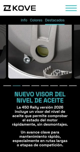 7 2026 VER DESCRIPCIÓN OFERTA KOVE RALLY 450