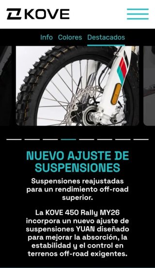 7 2026 VER DESCRIPCIÓN OFERTA KOVE RALLY 450